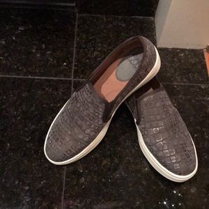 Lightly worn slip on sneakers